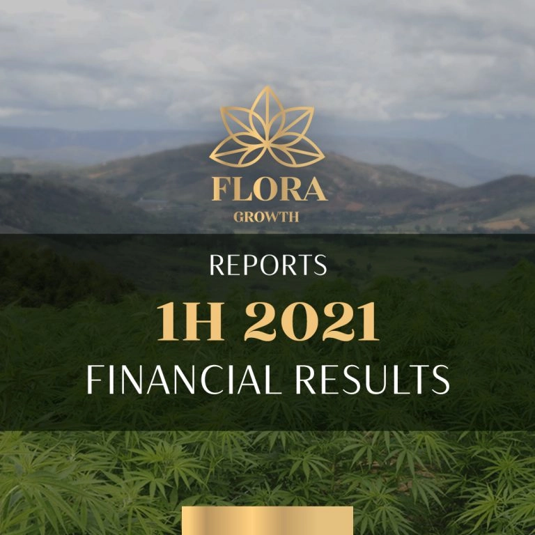 Flora growth reports h1 2021 financial results and provides guidance for h2 revenue anticipated between us9 11m